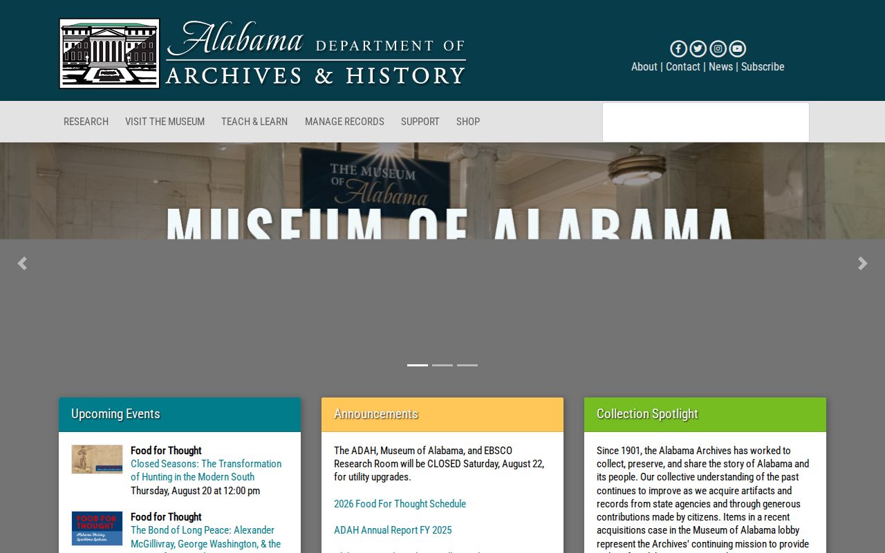 Alabama archives resource for older Oxford court docket research